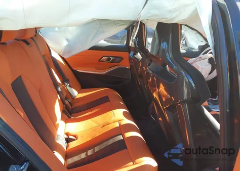 2022 BMW M3 Competition xDrive z USA, uszkodzony, nr VIN WBS43AY05NFM48489